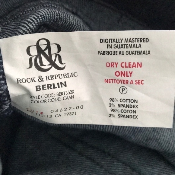 ROCK & Republic Berlin Blue Jeans 27 - Picture 7 of 8